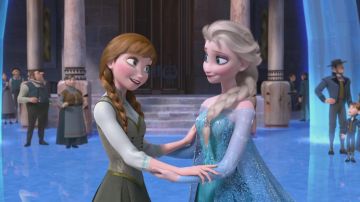 The wig with braids of Anna in The Snow Queen
