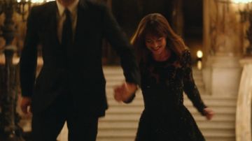The black dress of Anastasia Steele (Dakota Johnson) in 50 shades lighter