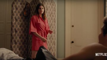 Kimono Spa Robe worn by Avery Martin (Alexandra Daddario) as seen in When We First Met