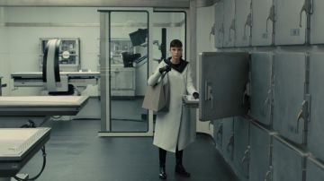 Futuristic Tote Bag worn by Luv (Sylvia Hoeks) as seen in Blade Runner 2049