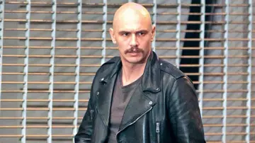 Black Leather Jacket worn by Vikar (James Franco) as seen in Zeroville