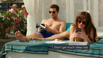 Ray-Ban sunglasses worn by Anastasia Grey (Dakota Johnson) as seen in Fifty Shades Freed