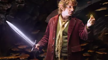 Burgandy Frock Coat worn by Bilbo Baggins (Martin Freeman) as seen in The Hobbit: An Unexpected Journey