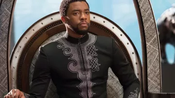 Embroidered top Shirt worn by T'Challa (Chadwick Boseman) as seen in Black Panther