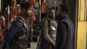 Military Costume worn by Erik Killmonger (Michael B. Jordan) as seen in Black Panther