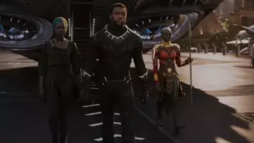 Black Panther / T'­Challa (Chad­wick Bo­se­man) baby costume from Black Pan­ther