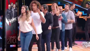 La ceinture rock de Caroline Ithurbide dans vendredi tout est permis spéciale latino