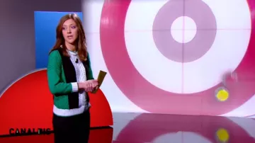 El jersey verde blanco negro tricolor de Marie Bonnisseau en Canalbis del 16/02/2018