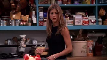 Le pot à ustensiles Chef de Cuisine dans la cuisine de Monica Geller (Courtney Cox) dans Friends S05E20