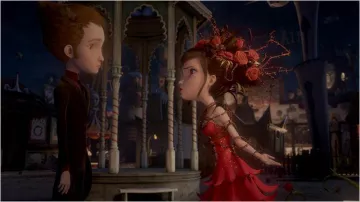 The costume of miss Acacia (Olivia ruiz) in the animated film Jack and the mechanics of the heart