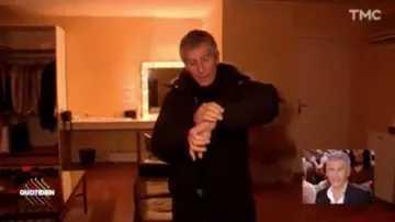 The parka Canada Goose worn by nagui (French speacker) in the show Daily of February 10, 2018