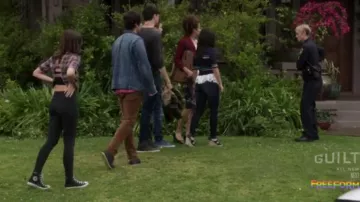 Sneakers Converse high tops black Callie Jacob (Maia Mitchell) on The Fosters S04E01