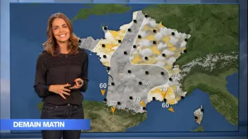 The top black Cali Morales in The weather of M6 of 08/11/2017