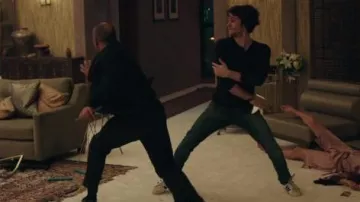 The Adidas sneakers Originals worn by Mitch Rapp (Dylan O'brien) in the movie American Assassin