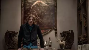 Le tableau Ange VS Demon chez Lex Luthor (Jesse Eisenberg) dans Batman V Superman : L'aube de la justice