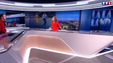 La película La la land presentada en el Jt en Tf1