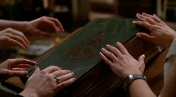 The replica of the book of shadows in the series Charmed