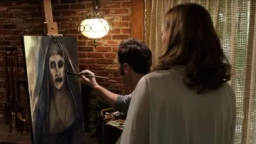 Le tableau de Valak Le Démon vu dans Conjuring 2