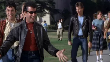 Vintage Sneakers worn by a school girl as seen in Grease