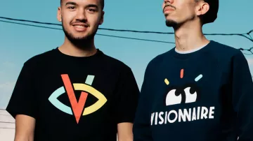 The T-shirt visionary of Bigflo and Oli in the clip of Damage