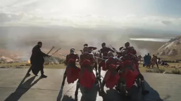 The replica of the blades of Erik Killmonger (Michael B. Jordan) in a Black Panther