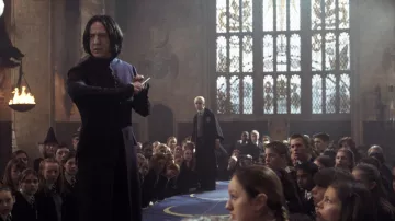 Severus Snape's (Alan Rickman) black magical wand in Harry Potter and the Chamber of Secrets