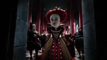 Red Queen's (He­lena Bon­ham Car­ter) dress replica in Alice in Wonderland