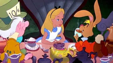 Alice's blue costume in Alice in Wonderland