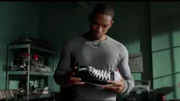 The Converse Chuck Taylor black high tops officer Del Spooner (Will Smith) in I, Robot