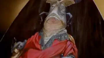 La réplique de la peinture de Rygel par Zan dans la saison 1 de Farscape