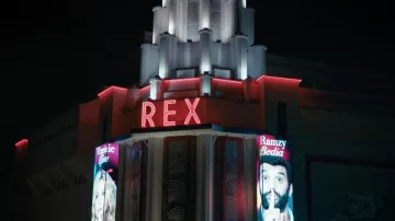 El cine Le Grand Rex del estreno de la película de Virginie Efira y Ramzy Bédia en Dix pour cent S02E01