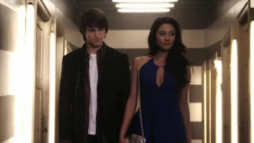The blue dress Jill Jill Stuart Emily Fields (Shay Mitchell) at the ball in Pretty Little Liars S01E06