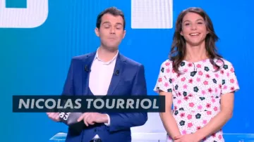 El vestido floral de Paul & Joe lucido por Marina Lorenzo en el espectáculo D+1 del 18/03/2018
