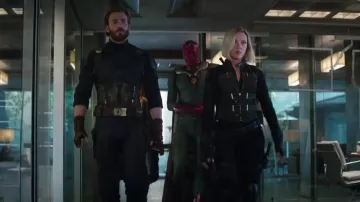 The costume of Vision (Paul Bettany) in Avengers : Infinity War