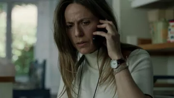 The turtleneck Sweater white by Raquel Murillo (Itziar Ituno) in The casa de Papel S01E04