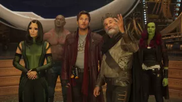 Red Jacket worn by Star Lord/Peter Quill (Chris Pratt) as seen in Guardians of the Galaxy Vol.2