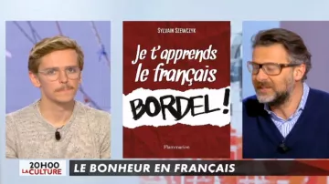 Le livre humoristique Je t'apprends le francais bordel ! de Sylvain Szewczyk dans L'info du vrai du 19/03/2018