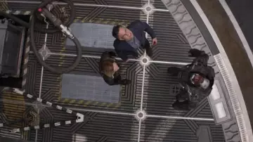 Rhodes / War Ma­chine's (Don Cheadle) armour as seen in Avengers: Infinity War