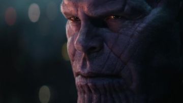 Tha­nos' (Josh Bro­lin) prosthetic as seen in Aven­gers: In­fi­nity War