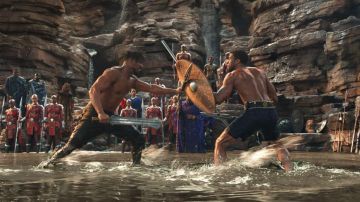 E­rik Kill­mon­ger's (Mi­chael B. Jor­dan) wakandan sword as seen in Black Pan­ther