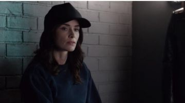 The black hat Lucy Preston (Abigail Spencer) in Timeless S02E02
