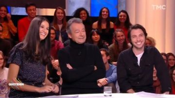 La robe imprimée de Lilia Hassaine dans #Quotidien du 14/02/2018