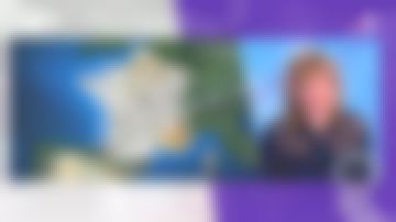 The Blouse navy collar blouse lace Valerie Mauritius in Télématin from the 26/03/2018