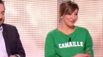 The sweat green Chick Nadia Daam in 28 minutes of 26/03/2018