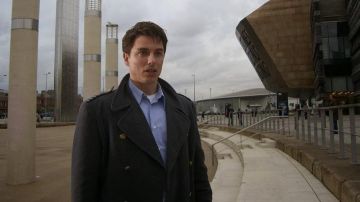 Gabardina larga Abrigo de lana usado por el capitán Jack Harkness (John Barrowman) como se ve en la serie de televisión Doctor Who (Temporada 3 Episodio 13)