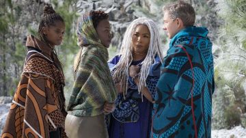 The coverage Basotho turquoise blue of Everett K. Ross (Martin Freeman) in a Black Panther