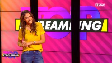 Blusa de encaje amarillo de T Miss en top streaming episodio 29
