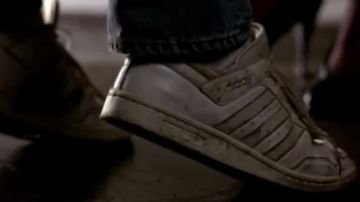 The white Adidas Originals sneakers worn by Axel Foley (Eddie Murphy) in the movie Beverly Hills Cop 2