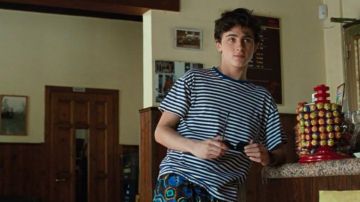 Striped Tee Shirt worn by Elio Perlman (Timothée Chalamet) as seen in Call Me By Your Name