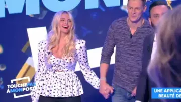 Top de lunares de Kelly Vedovelli en #TPMP Touche pas à mon poste del 06/03/2018